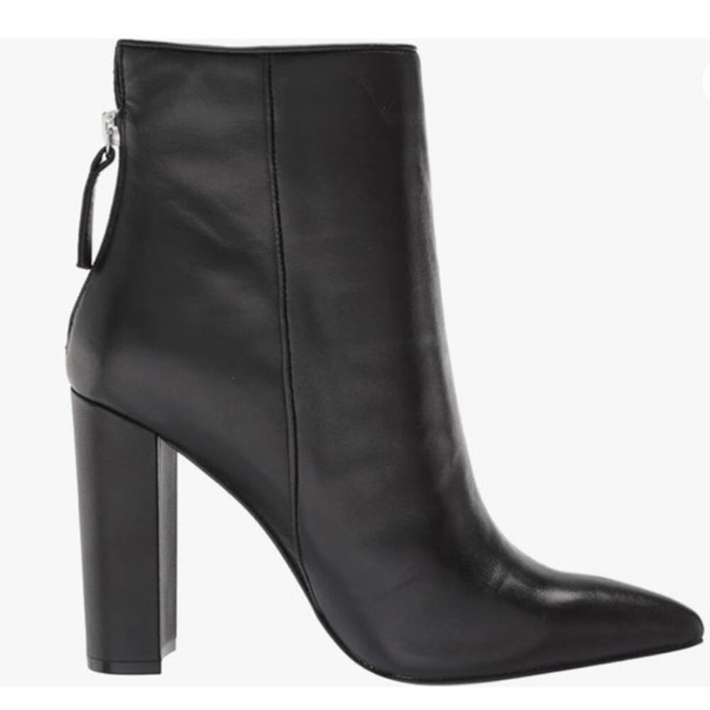 Steve Madden Tristan Leather Boot in Black Size 7 - Picture 5 of 6